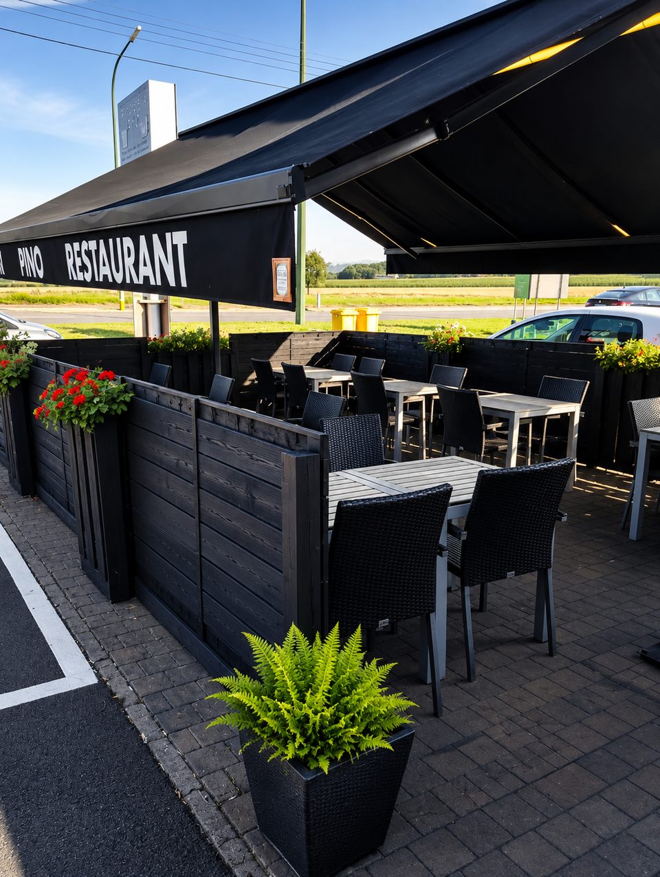 Terrasse du restaurant Pizzeria Pino